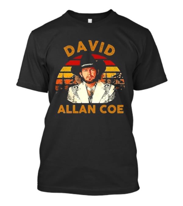 David Allan Coe Sunset Country Music T-Shirt