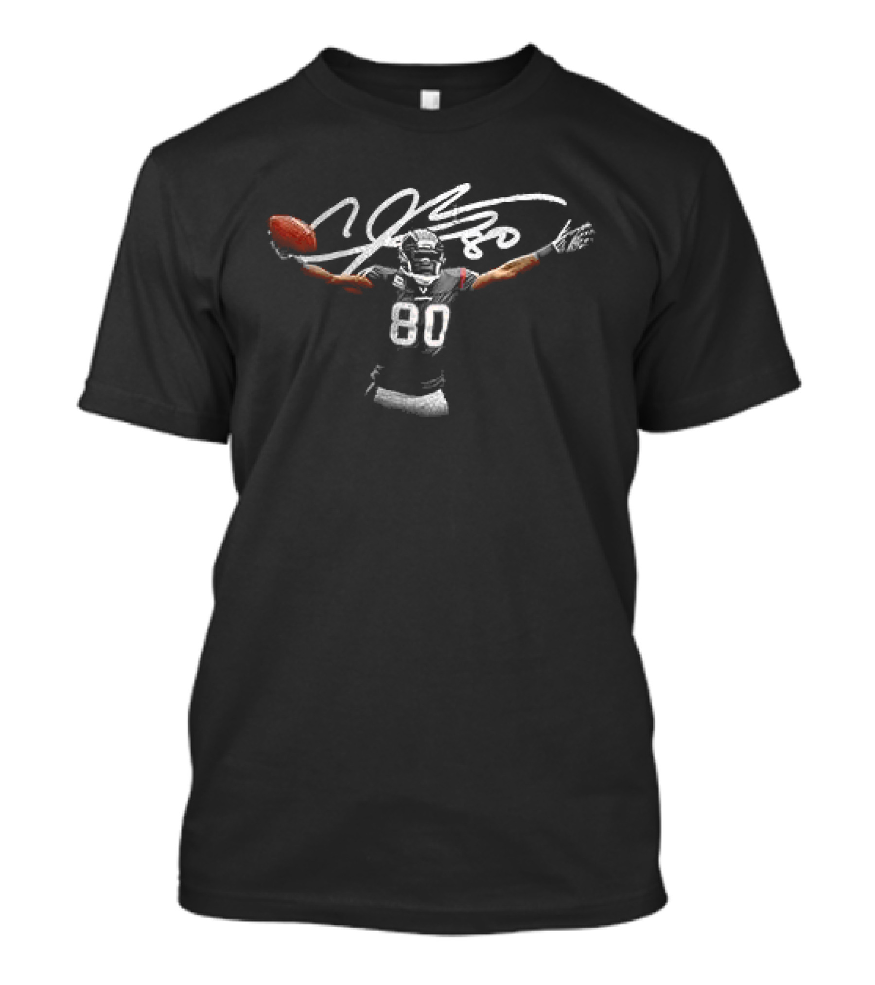 Houston Texans Andre Johnson AJ80 Football Celebration T-Shirt