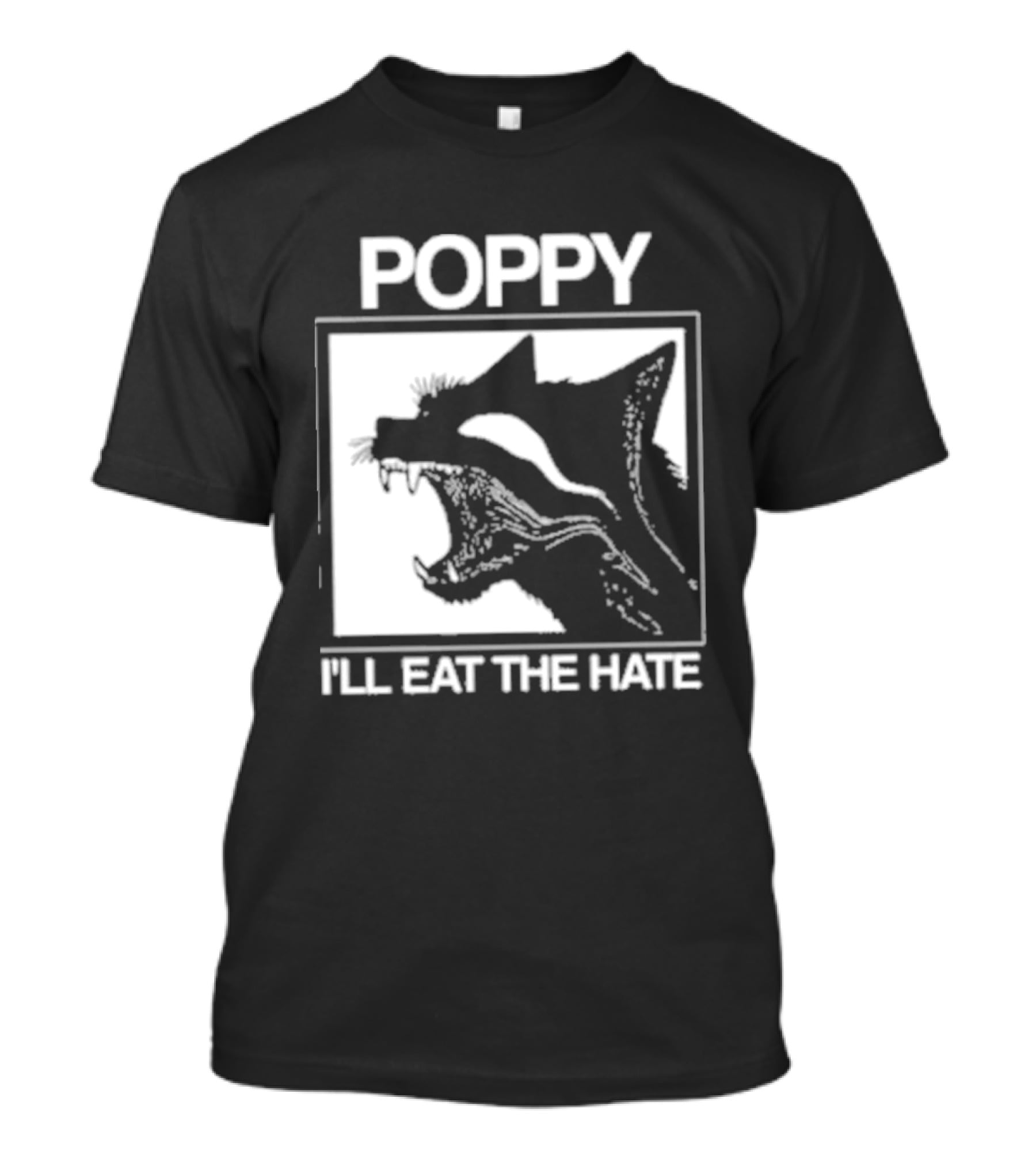 Poppy Feral I'll Eat The Hate Wolf T-Shirt