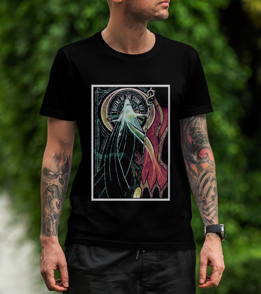 Queens Of The Stone Age Alive In The Catacombs Tour Seattle April 29 2026 T-Shirt