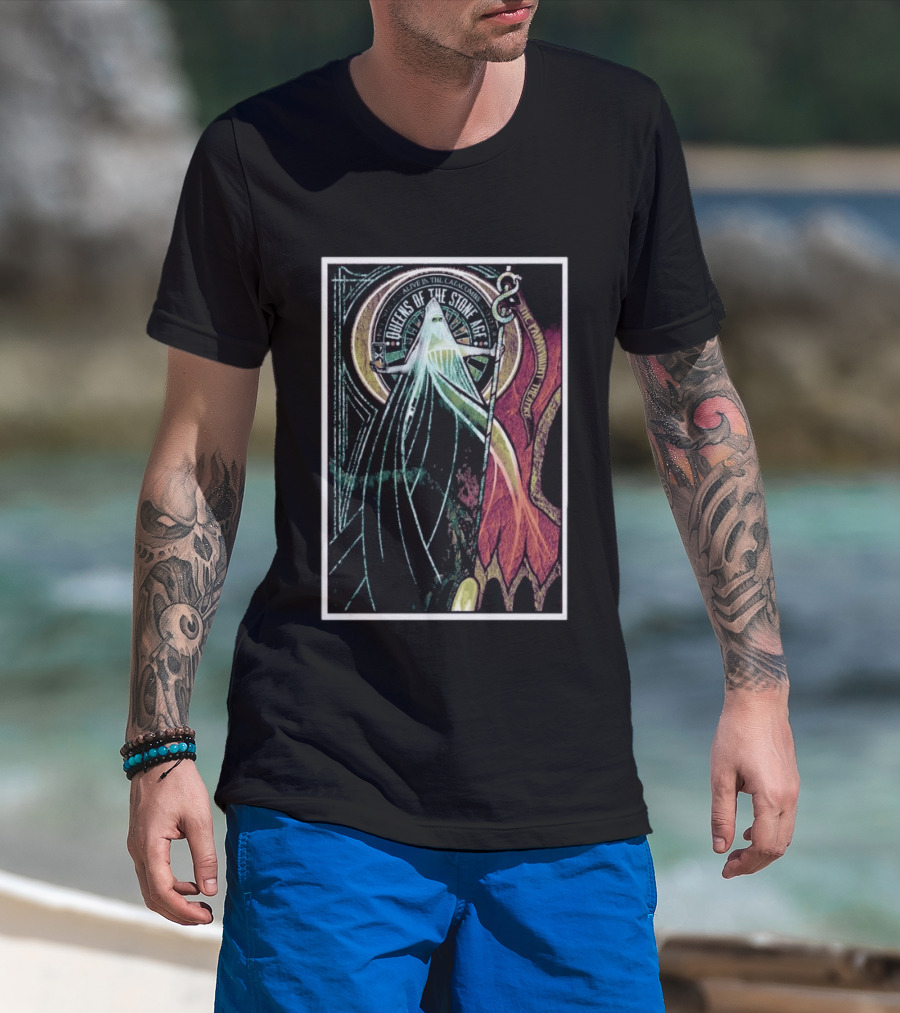 Queens Of The Stone Age Alive In The Catacombs Tour Seattle April 29 2026 T-Shirt