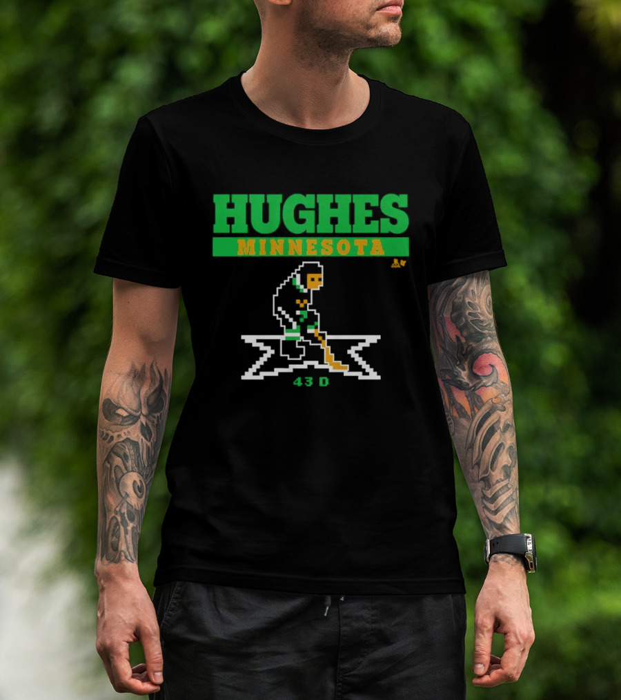 Hughes Minnesota Vintage 43 Hockey T-Shirt