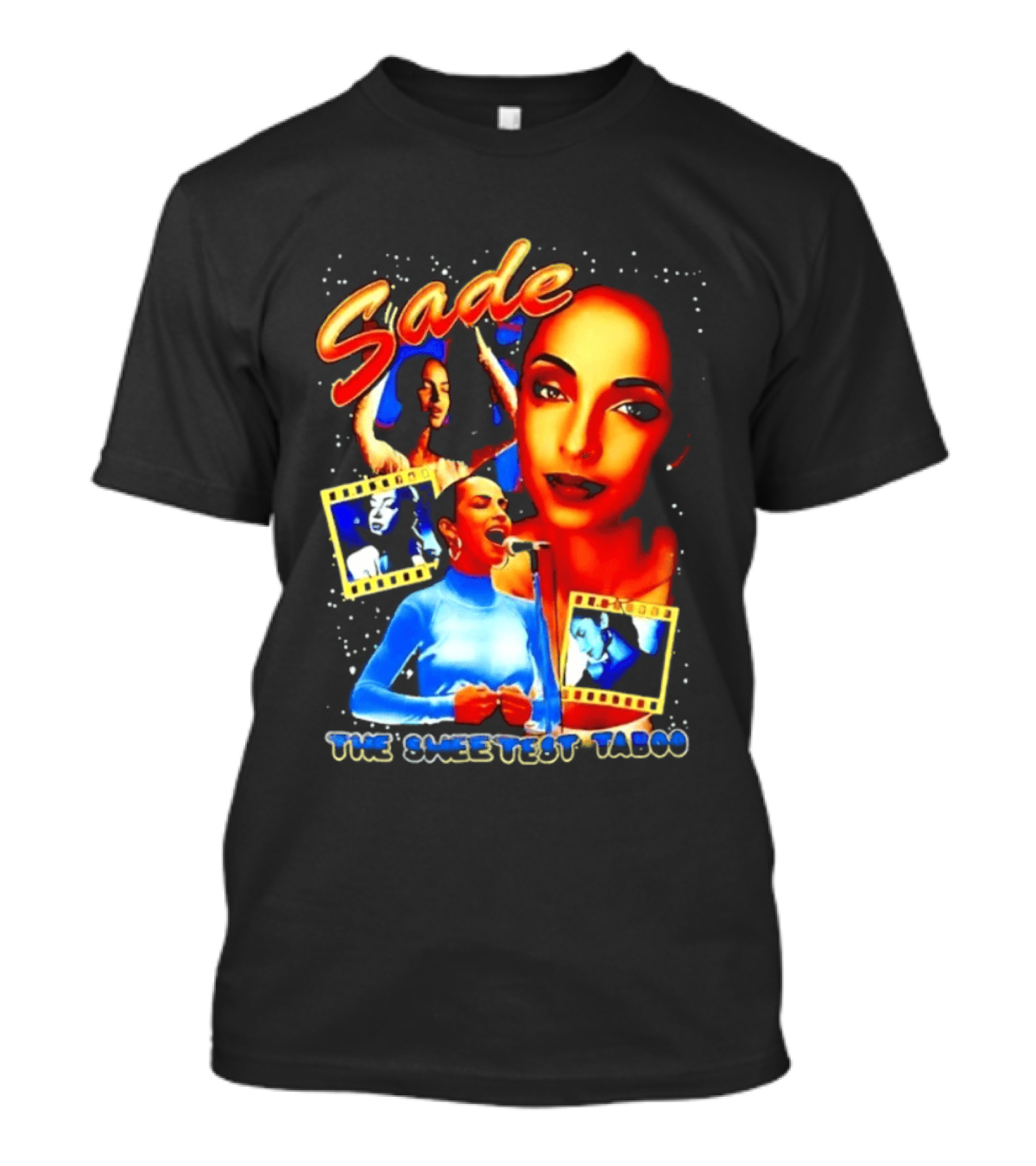 Sade The Sweetest Taboo Music Icon Montage T-Shirt
