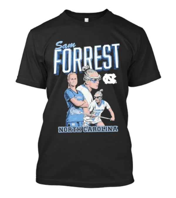 Sam Forrest UNC Tar Heels North Carolina Women's Lacrosse T-Shirt