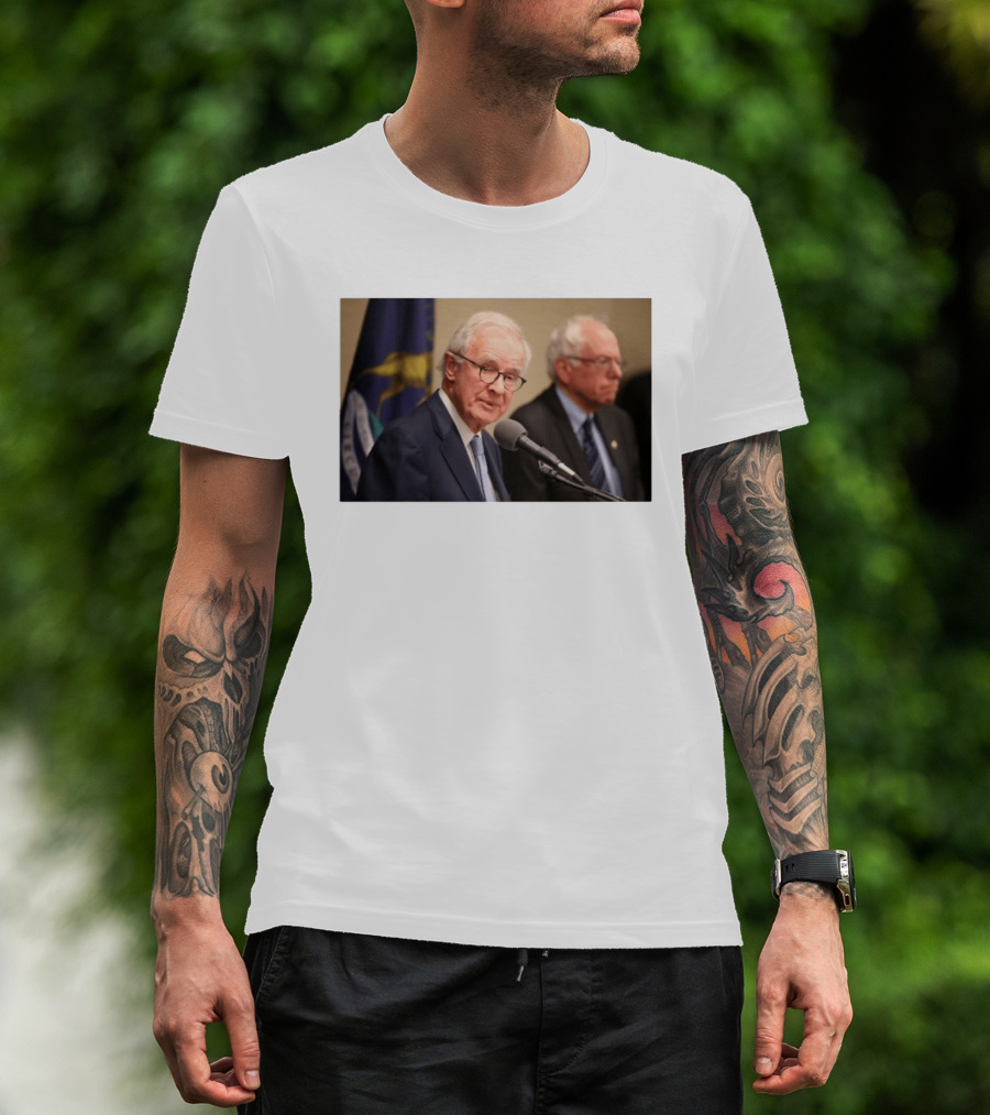 Donald W. Riegle Michigan Political Legacy Speaker Event With Bernie Sanders T-Shirt