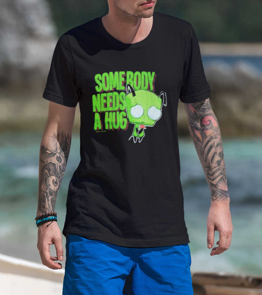 Somebody Needs A Hug Gir Invader Zim T-Shirt