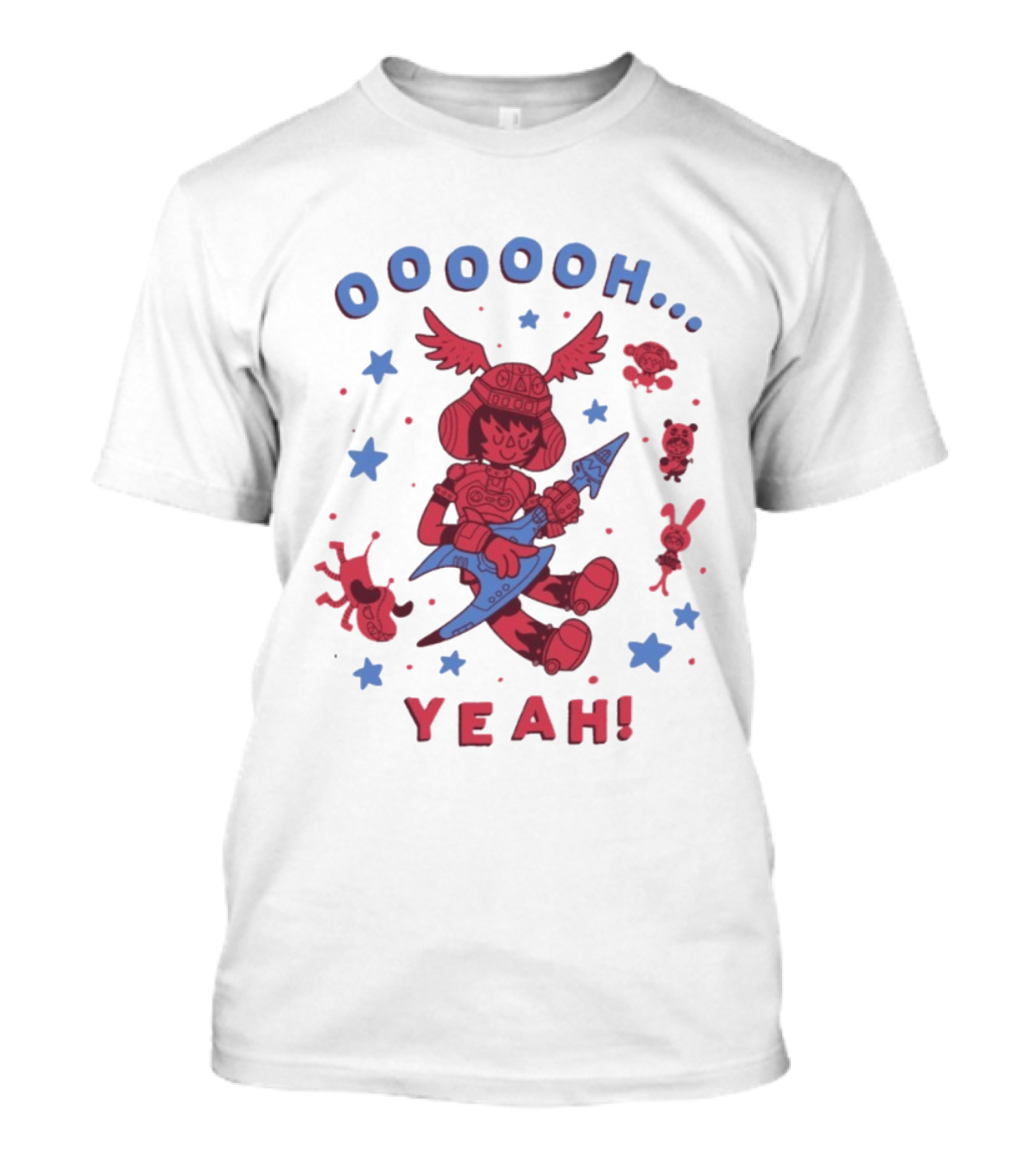 Oooooh Yeah Gitaroo Man You Won Wings Guitar Stars T-Shirt