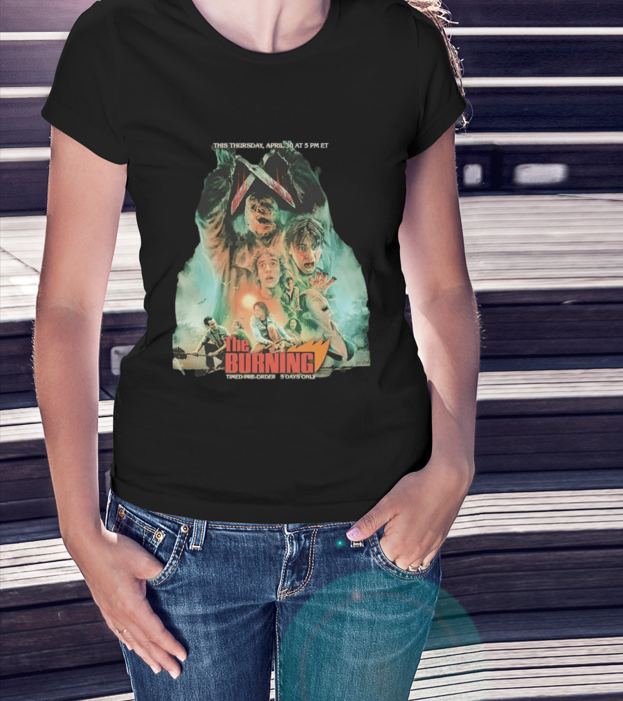 The Burning Cropsy's Revenge Horror Movie Timed Pre Order 5 Days Only T-Shirt