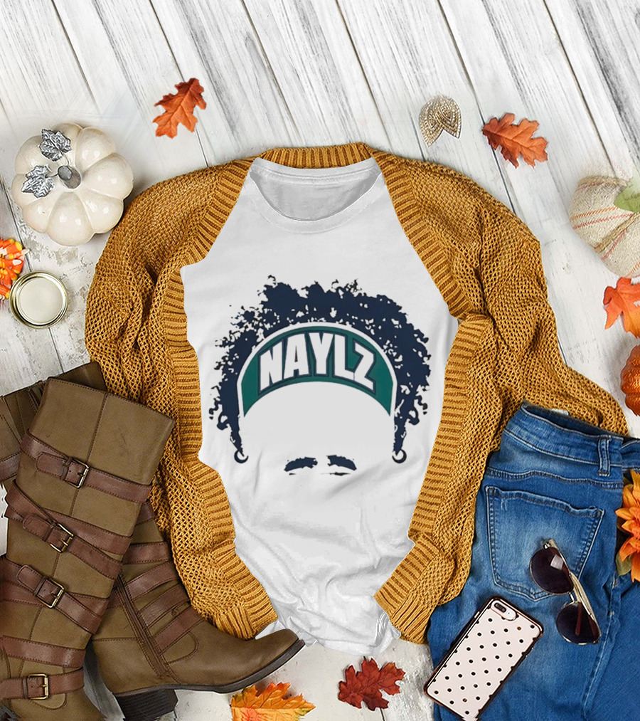 Naylz Hair Josh Naylor Seattle Mariners Baseball T-Shirt