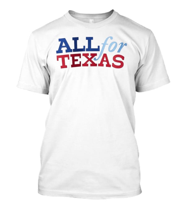 All For Texas Rangers Hockey Jersey Giveaway 2026 T-Shirt