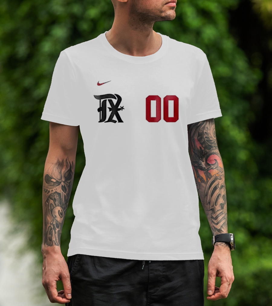 Texas Rangers TX Nike Peagle Power 00 T-Shirt