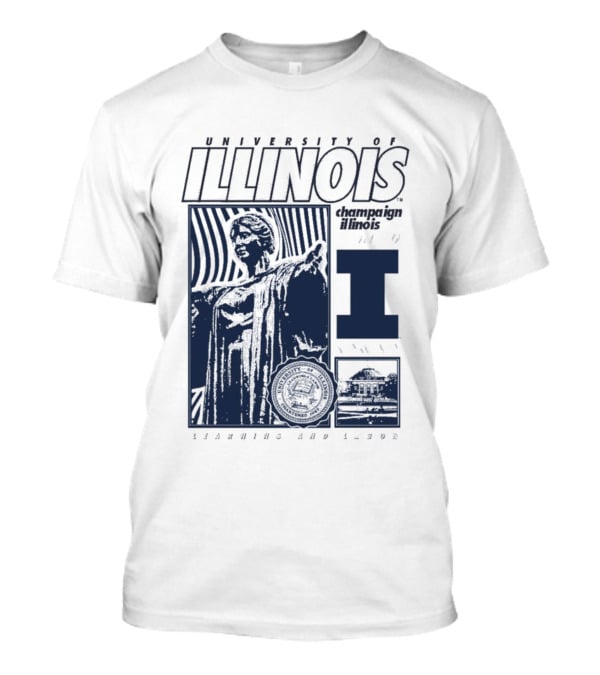 University Of Illinois Champaign Urbana Illinois Learning And Labor T-Shirt