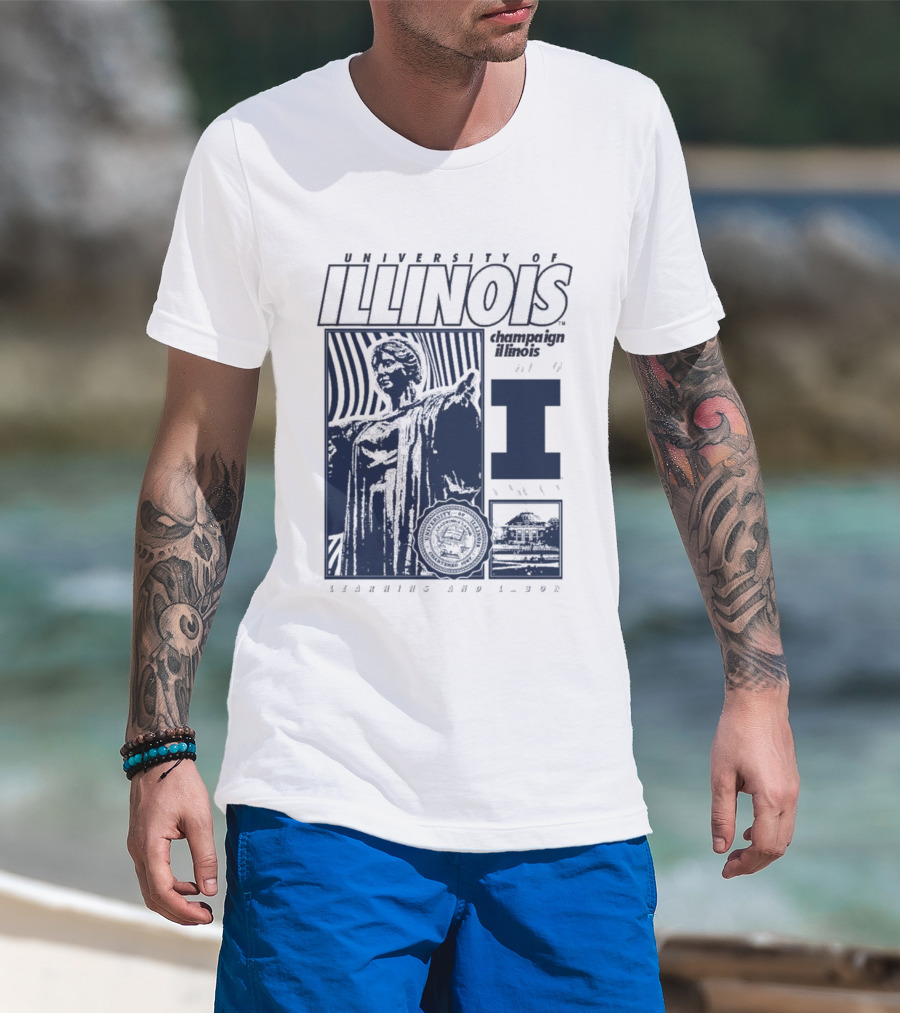 University Of Illinois Champaign Urbana Illinois Learning And Labor T-Shirt