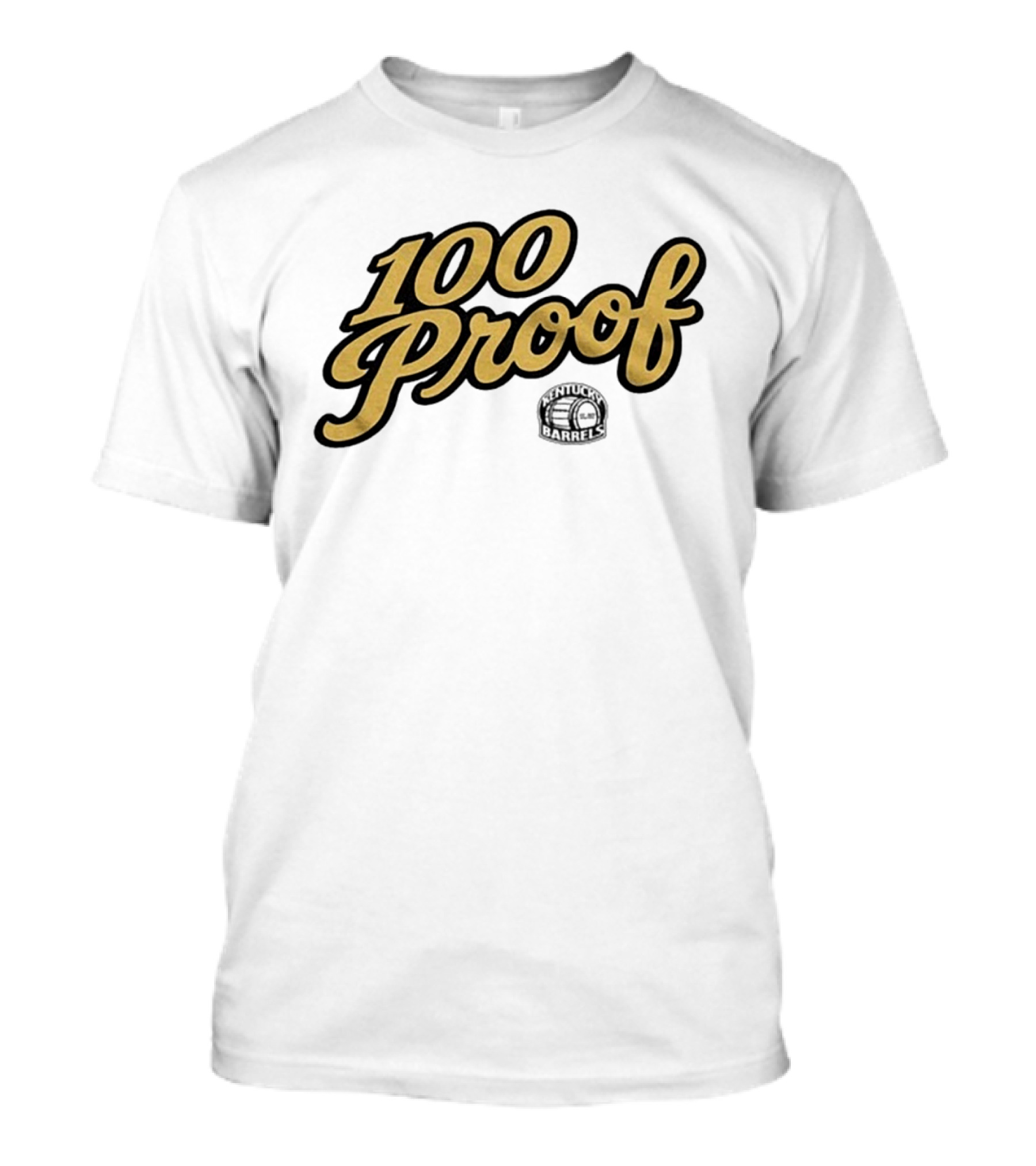 100 Proof Kentucky Barrels Football T-Shirt