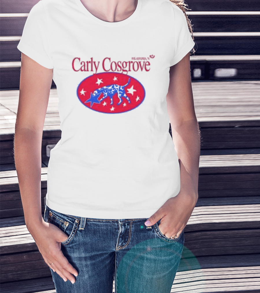 Carly Cosgrove Dog Oval Star T-Shirt