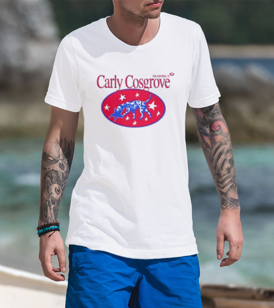 Carly Cosgrove Dog Oval Star T-Shirt