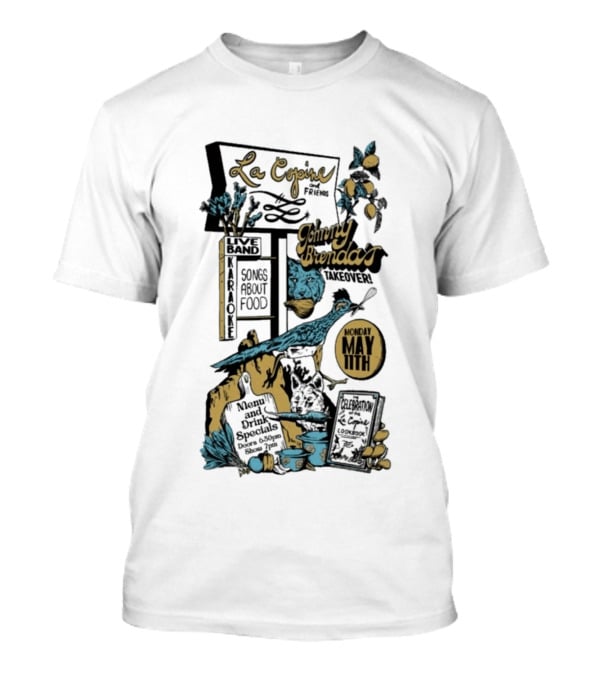 La Copine Voices Songs About Food Johnny Brenda's May 11 2026 T-Shirt