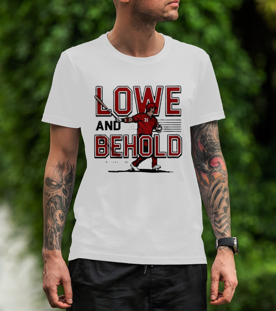 Lowe And Behold Baseball Nathaniel Lowe Player T-Shirt