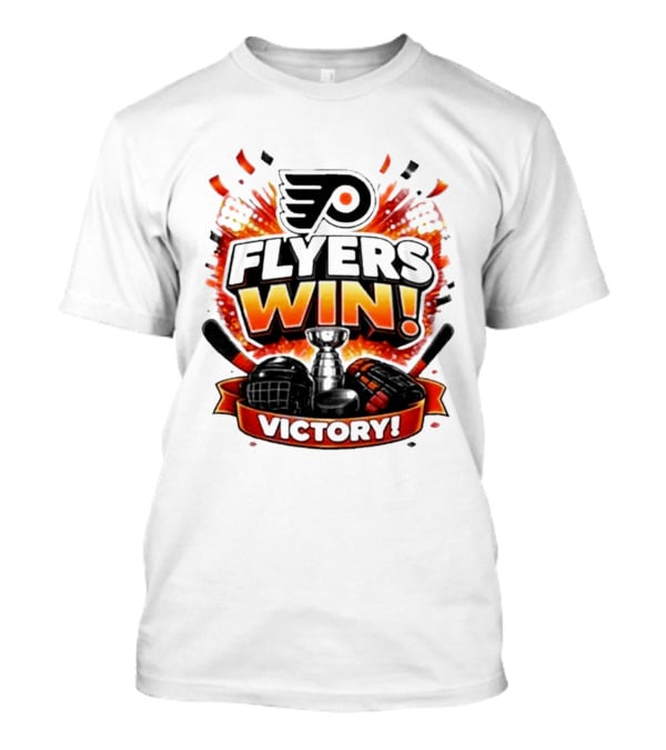 Philadelphia Flyers Win Victory Ice Hockey Celebration T-Shirt