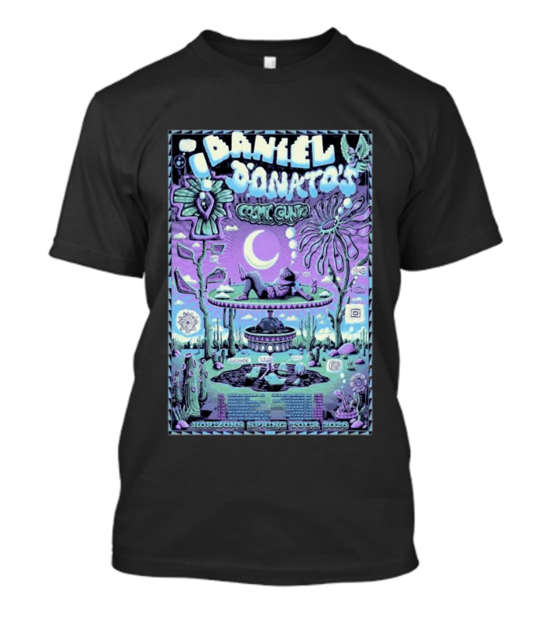 Daniel Donato Cosmic Country Horizons Spring Tour 2026 Psychedelic Landscape T-Shirt