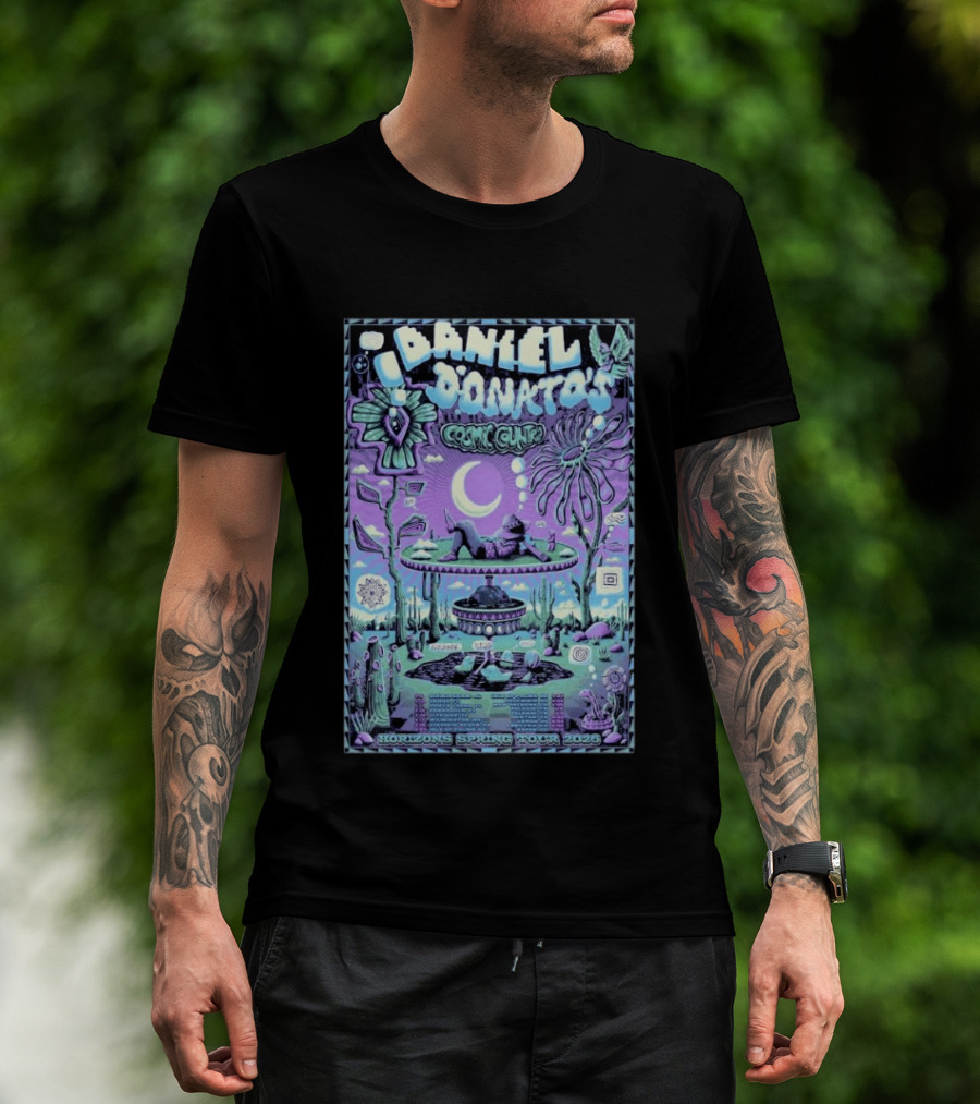 Daniel Donato Cosmic Country Horizons Spring Tour 2026 Psychedelic Landscape T-Shirt