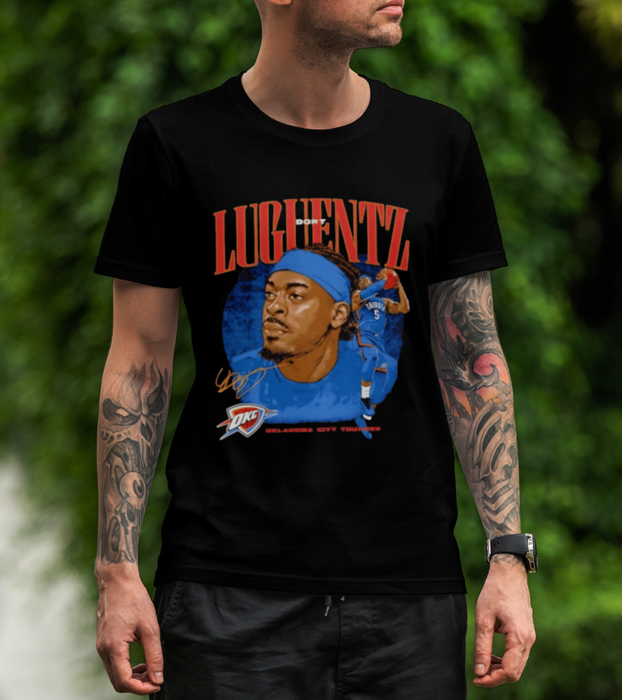 Luguentz Dort Oklahoma City Thunder Basketball OKC Star Player T-Shirt