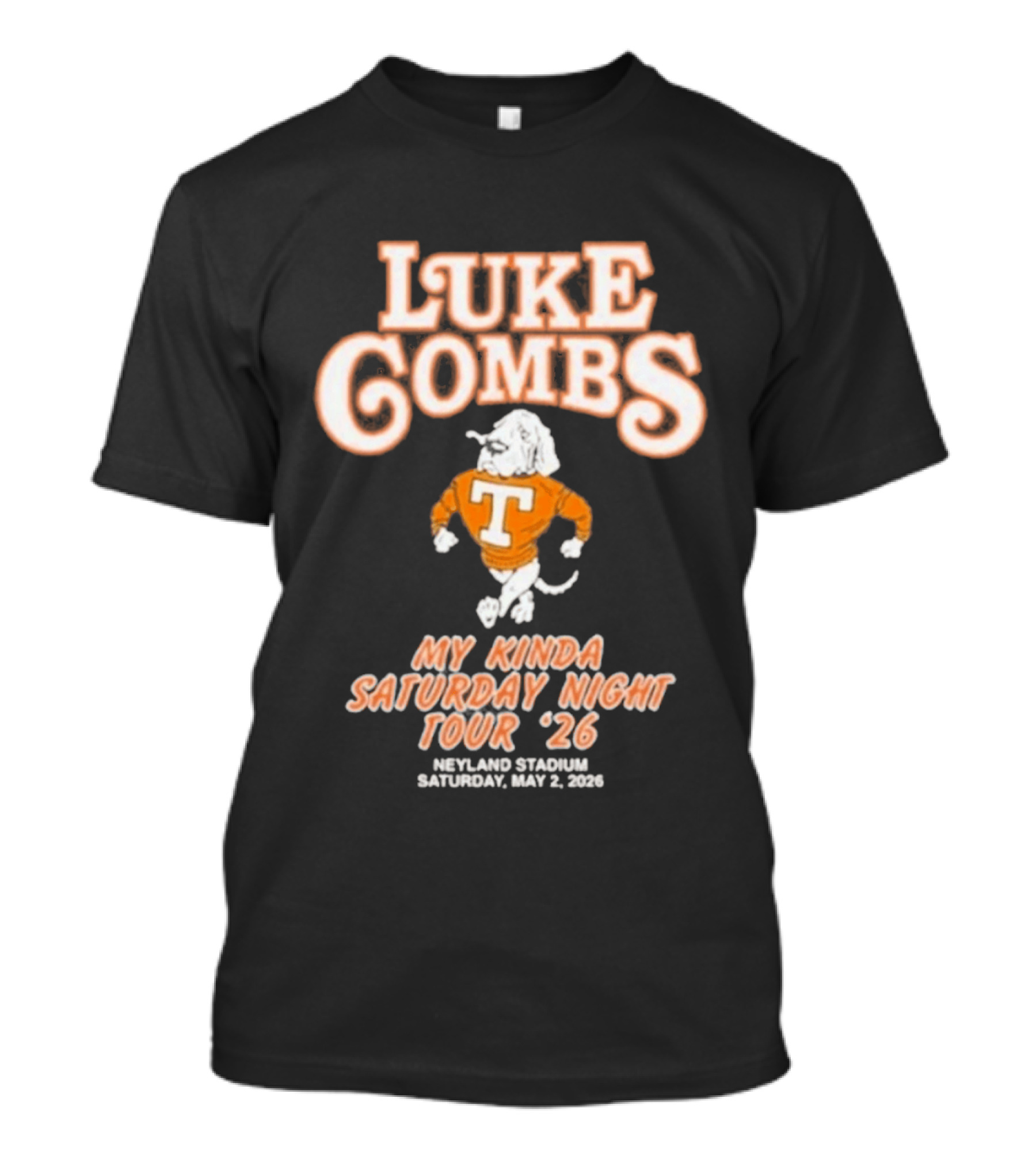 Luke Combs My Kinda Saturday Night Tour '26 Neyland Knoxville Tennessee May 02 T-Shirt
