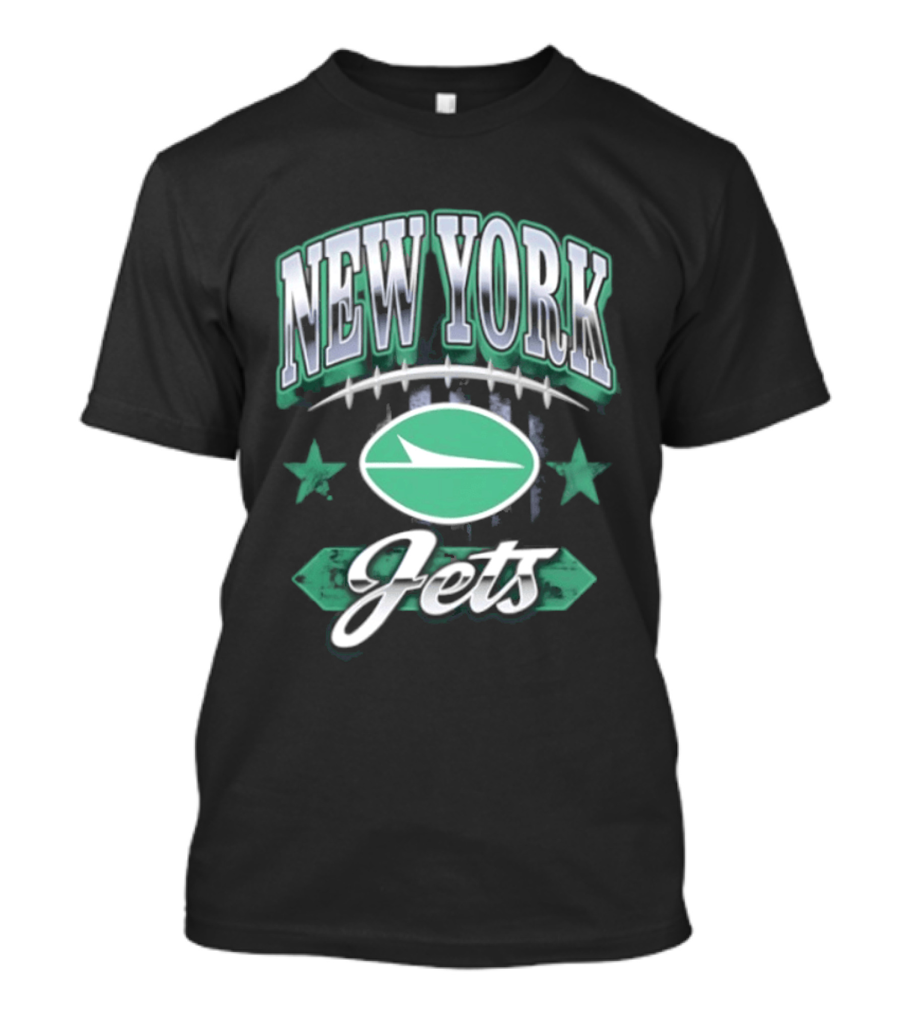 New York Jets Americana 2026 Oval Emblem Stars T-Shirt