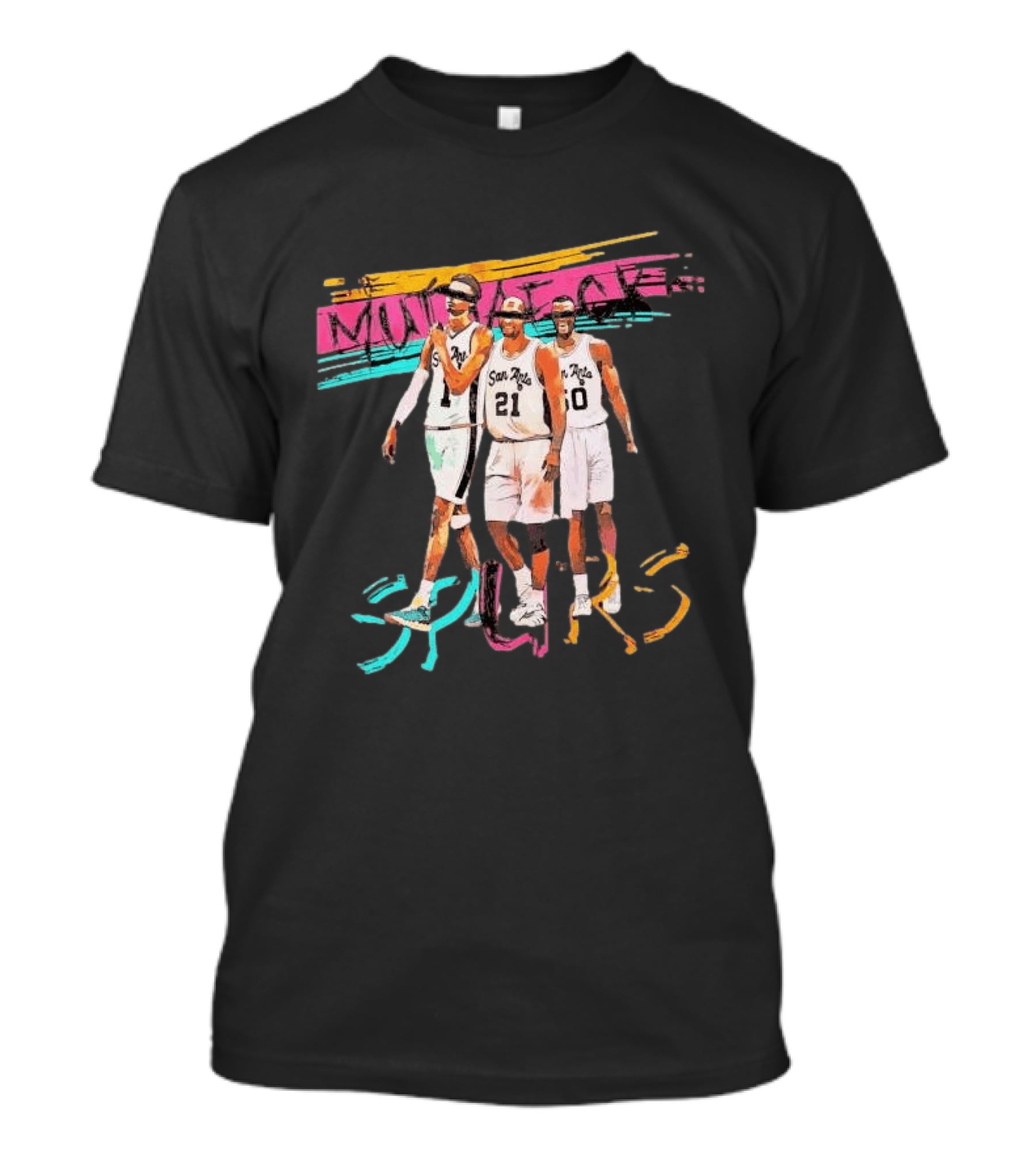 Muthafuckin San Antonio Spurs 2026 Retro Basketball Legends T-Shirt
