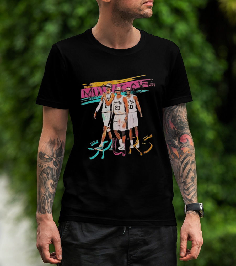 Muthafuckin San Antonio Spurs 2026 Retro Basketball Legends T-Shirt