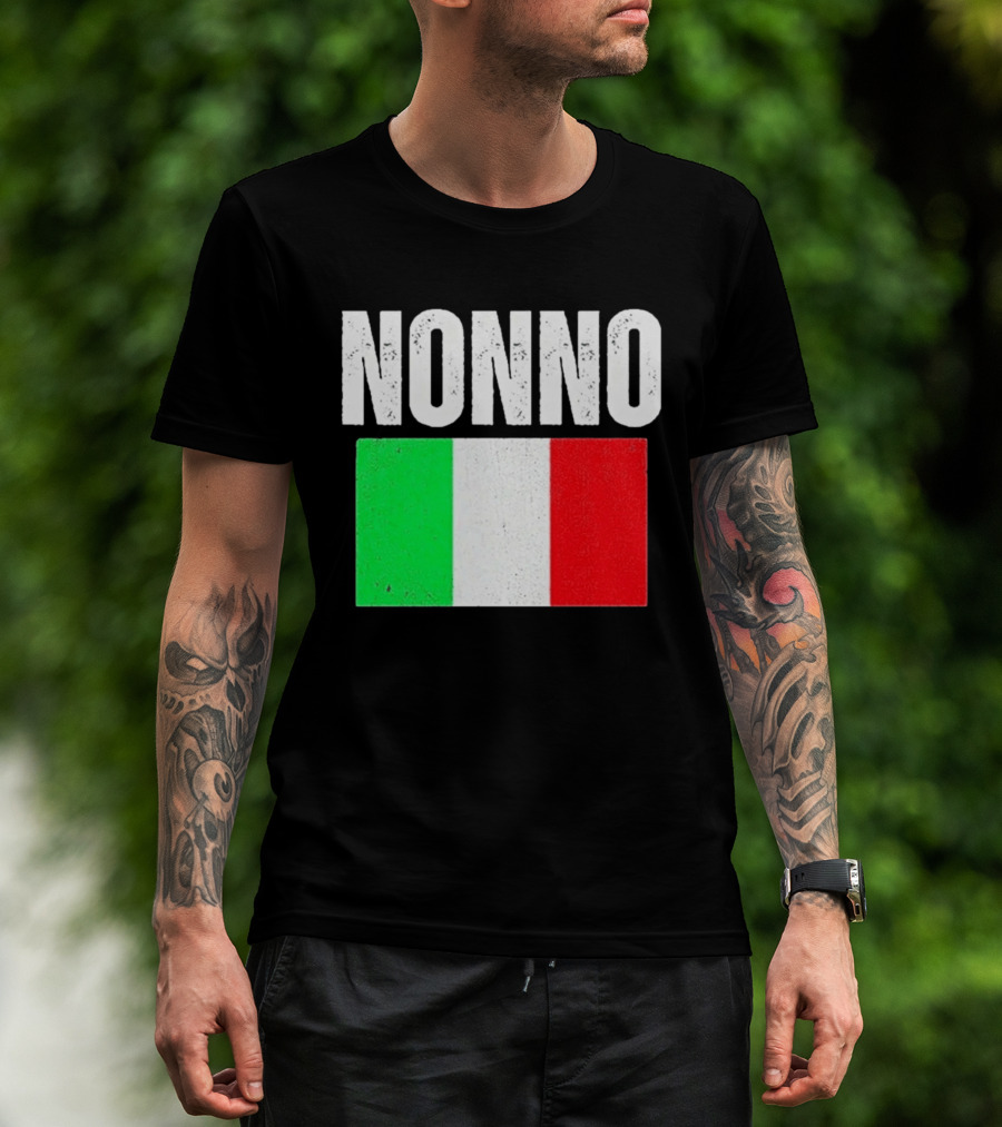 Nonno Italian Flag Patriotic Italy Heritage T-Shirt