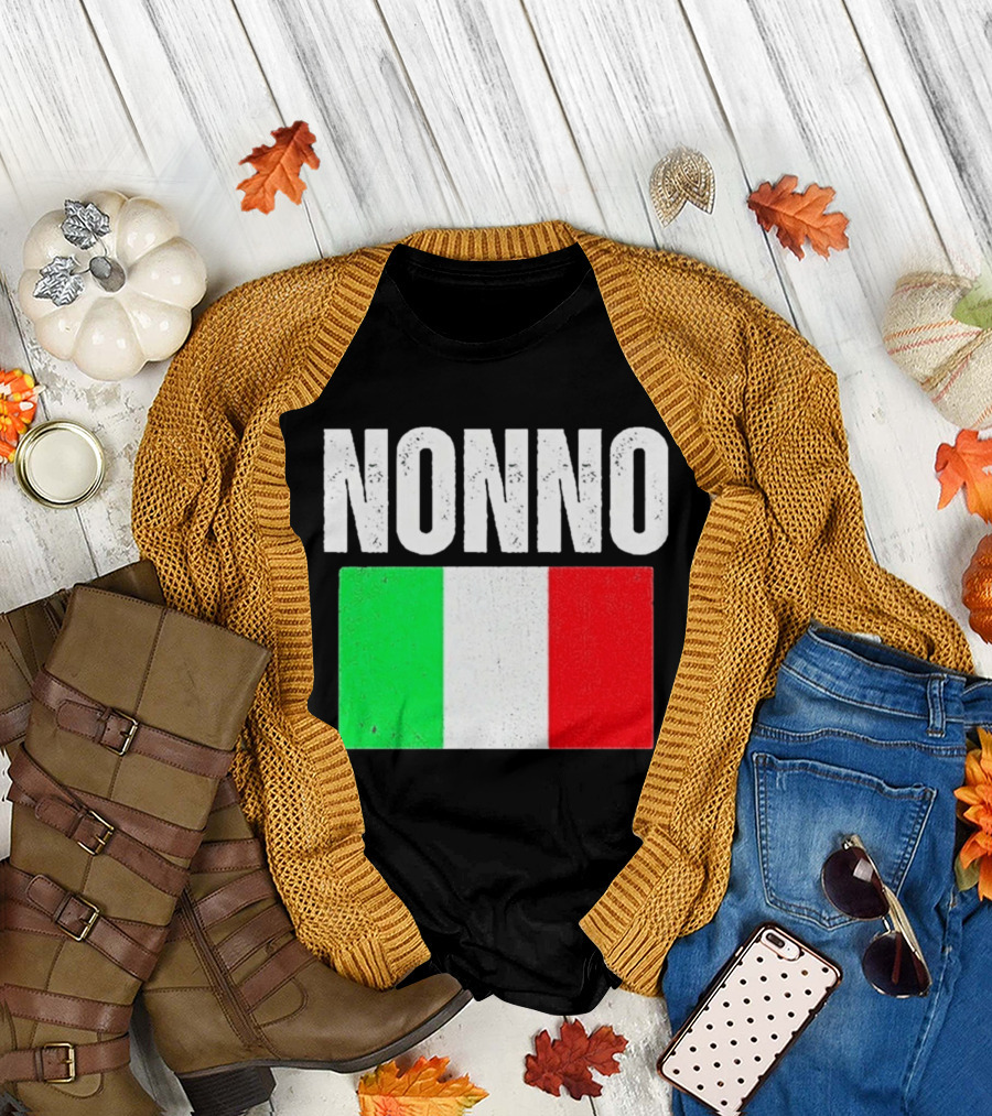 Nonno Italian Flag Patriotic Italy Heritage T-Shirt