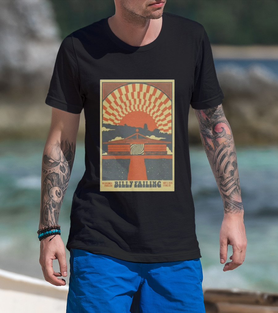 Billy Failing Wildflower Pavilion May 2 2026 Lyons CO T-Shirt