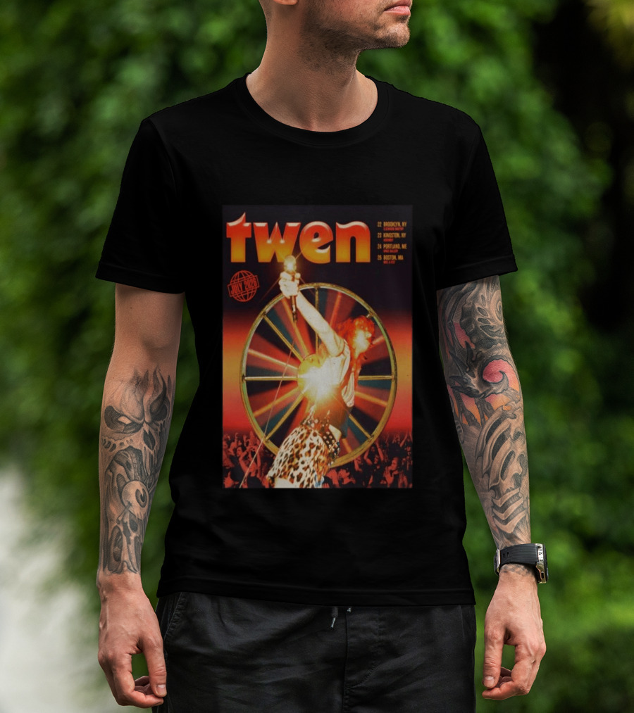 Twen Summer Heat Tour July 2026 Brooklyn Kingston Portland Boston T-Shirt