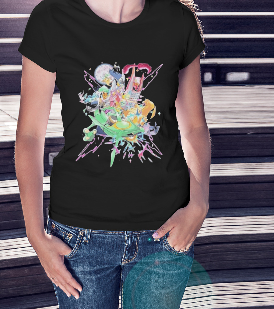 Pokémon Sword Shield Evolving Skies 2026 Vibrant Character Explosion T-Shirt