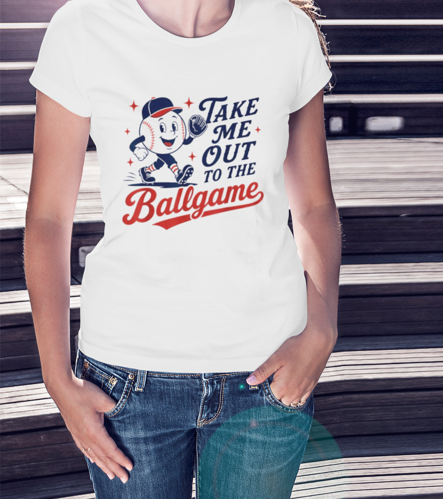 Take Me Out To The Ballgame Baseball T-Shirt