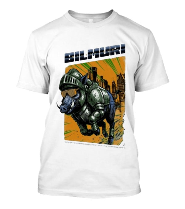 Bilmuri Armored Boar Detroit Skyline The Fillmore May 3 2026 T-Shirt