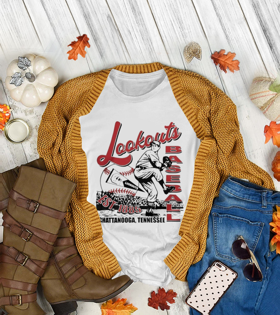 Lookouts Baseball Chattanooga Tennessee Est 1885 T-Shirt