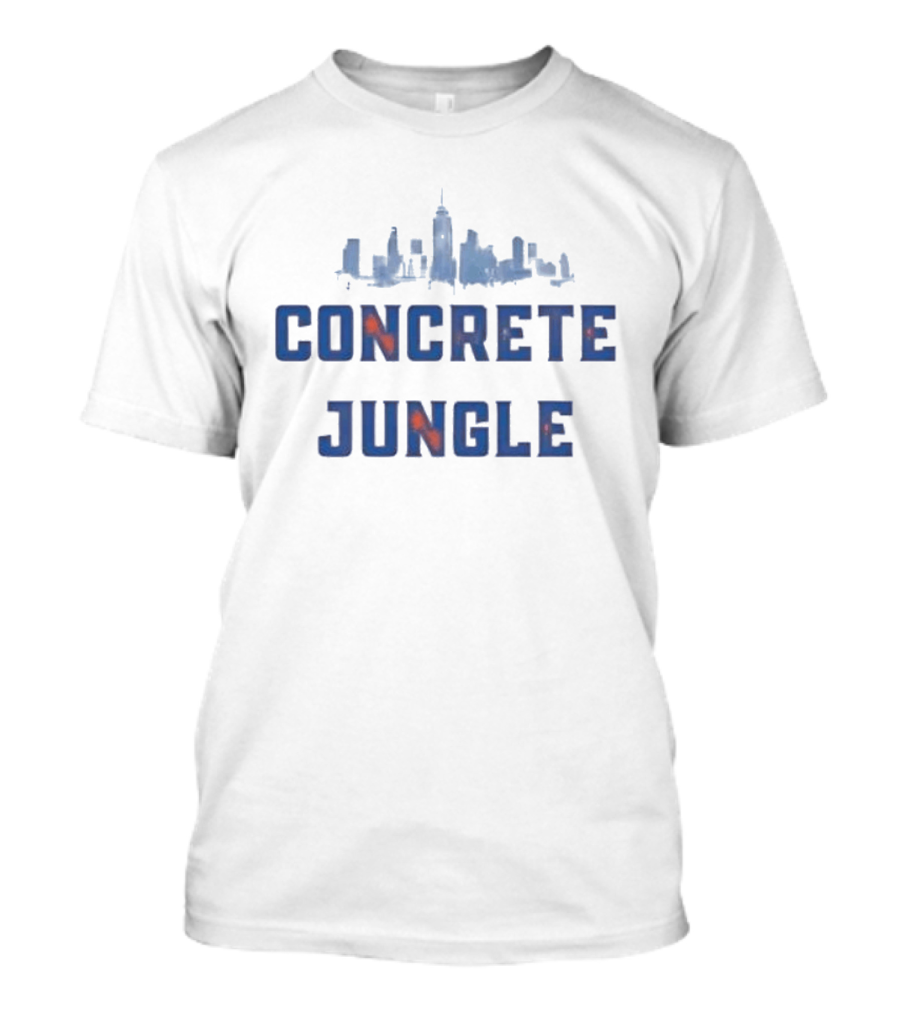 Concrete Jungle New York City Skyline Knicks T-Shirt