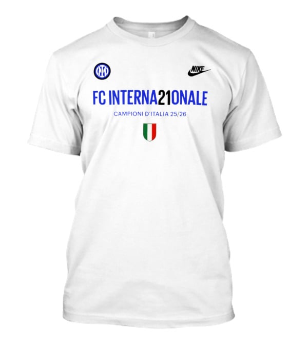 Internazionale FC 21 Campioni D'italia 25 26 Nike T-Shirt