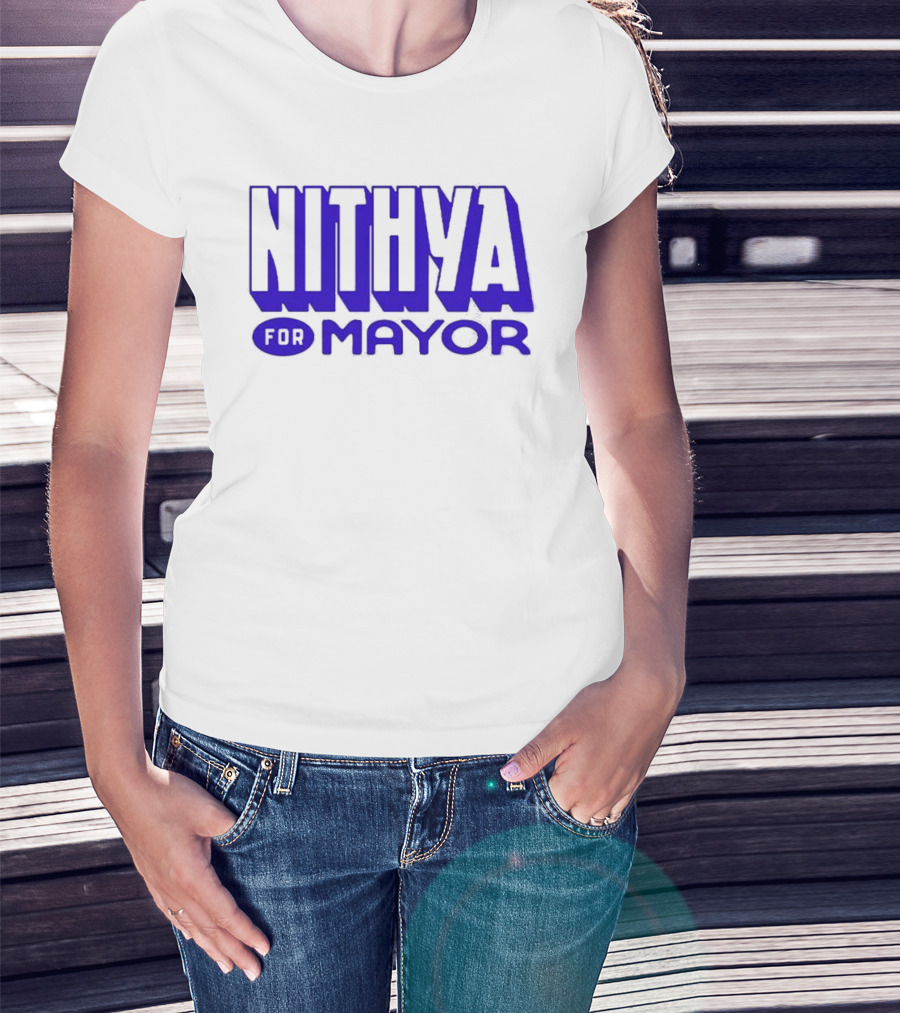 Nithya For Mayor 2026 Election Campaign T-Shirt