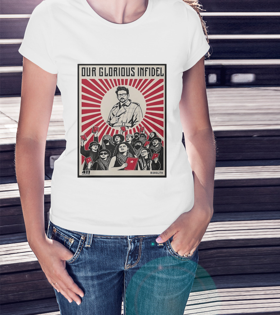 Onolith Collective Our Glorious Infidel 411 Monolith Red Star Revolution T-Shirt
