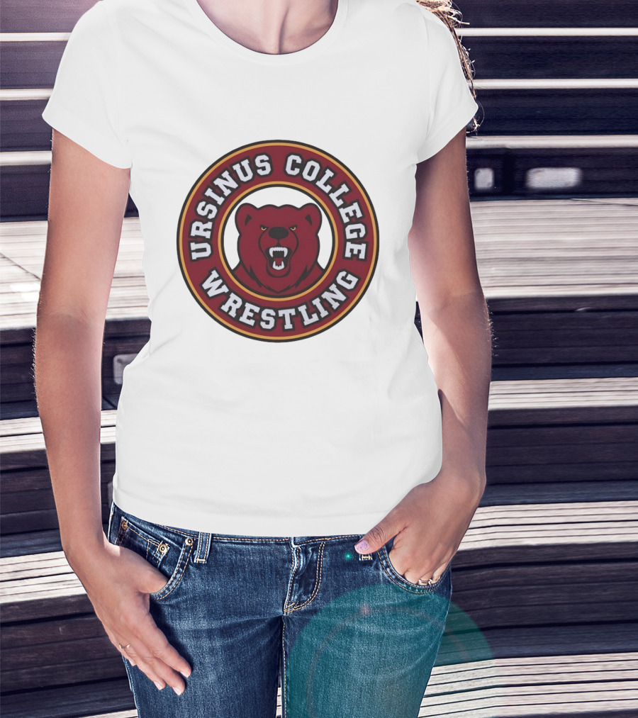 Ursinus College Bear Head Wrestling T-Shirt