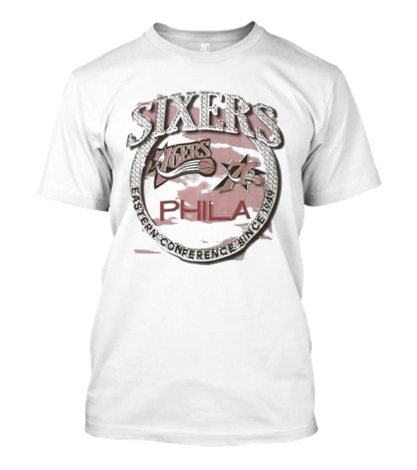 Philadelphia 76ers Hardwood Classics Sixers Crown Jewels Retro NBA 76ers Phila T-Shirt