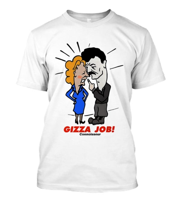 Yosser Hughes Gizza Job Cartoon Illustration By Comictees.com T-Shirt