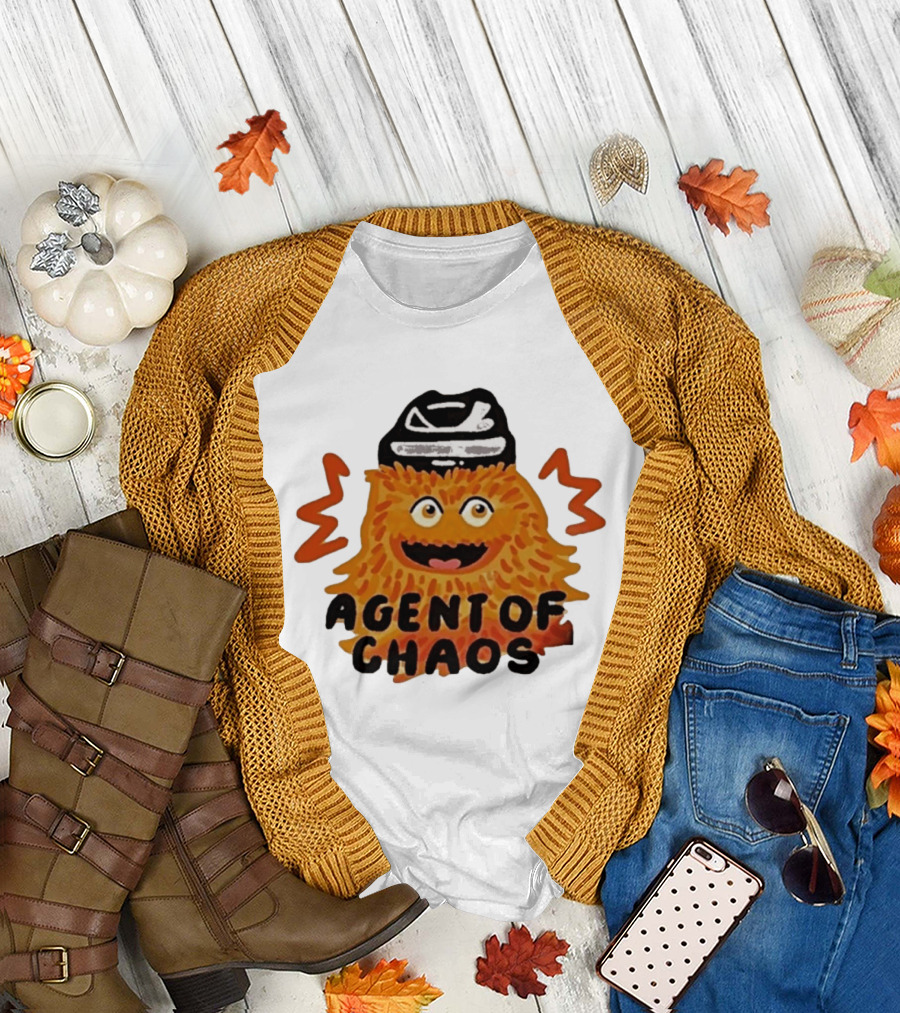 Gritty Agent of Chaos Philadelphia Flyers T-Shirt