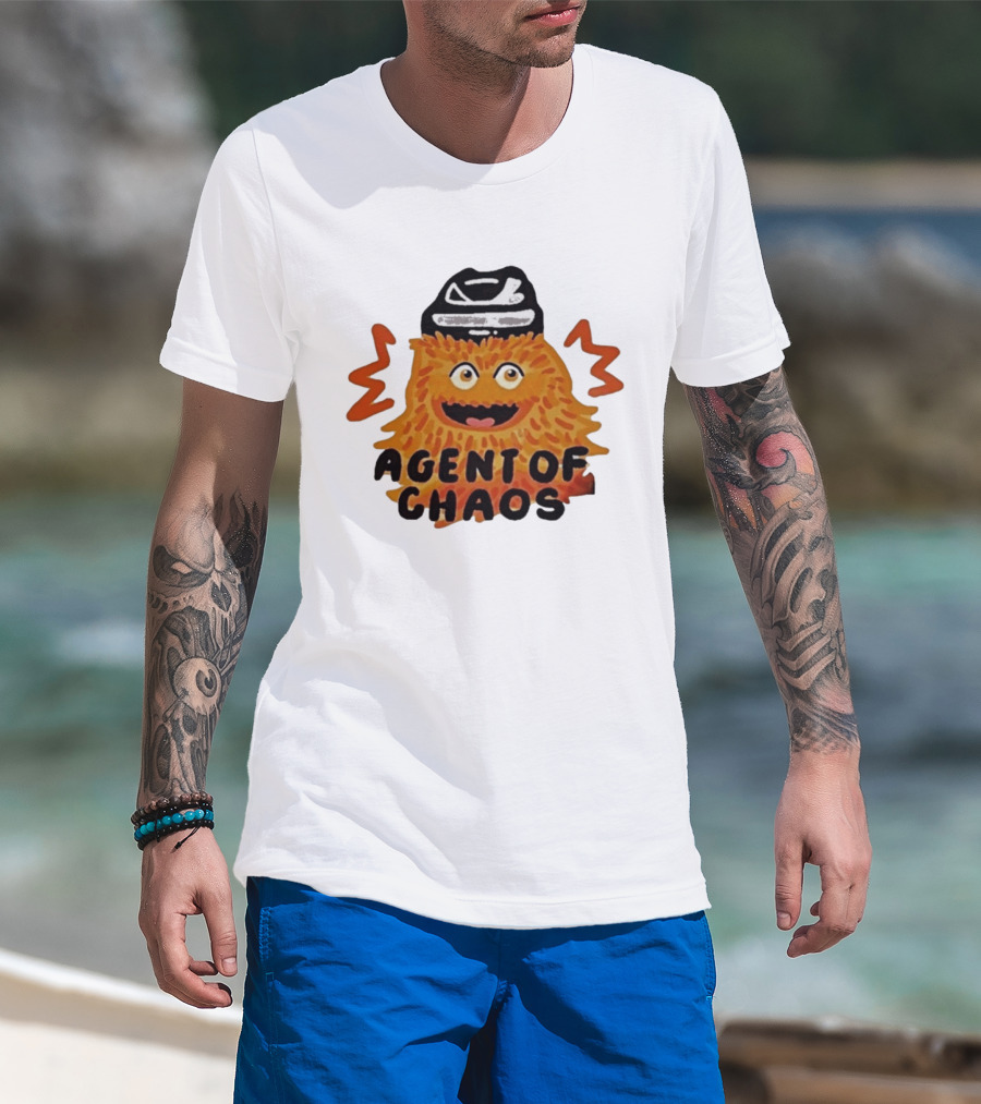 Gritty Agent Of Chaos Philadelphia Flyers T-Shirt