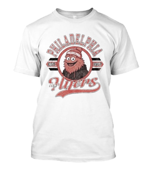 Gritty Philadelphia Flyers Hockey Est 1967 NHL T-Shirt