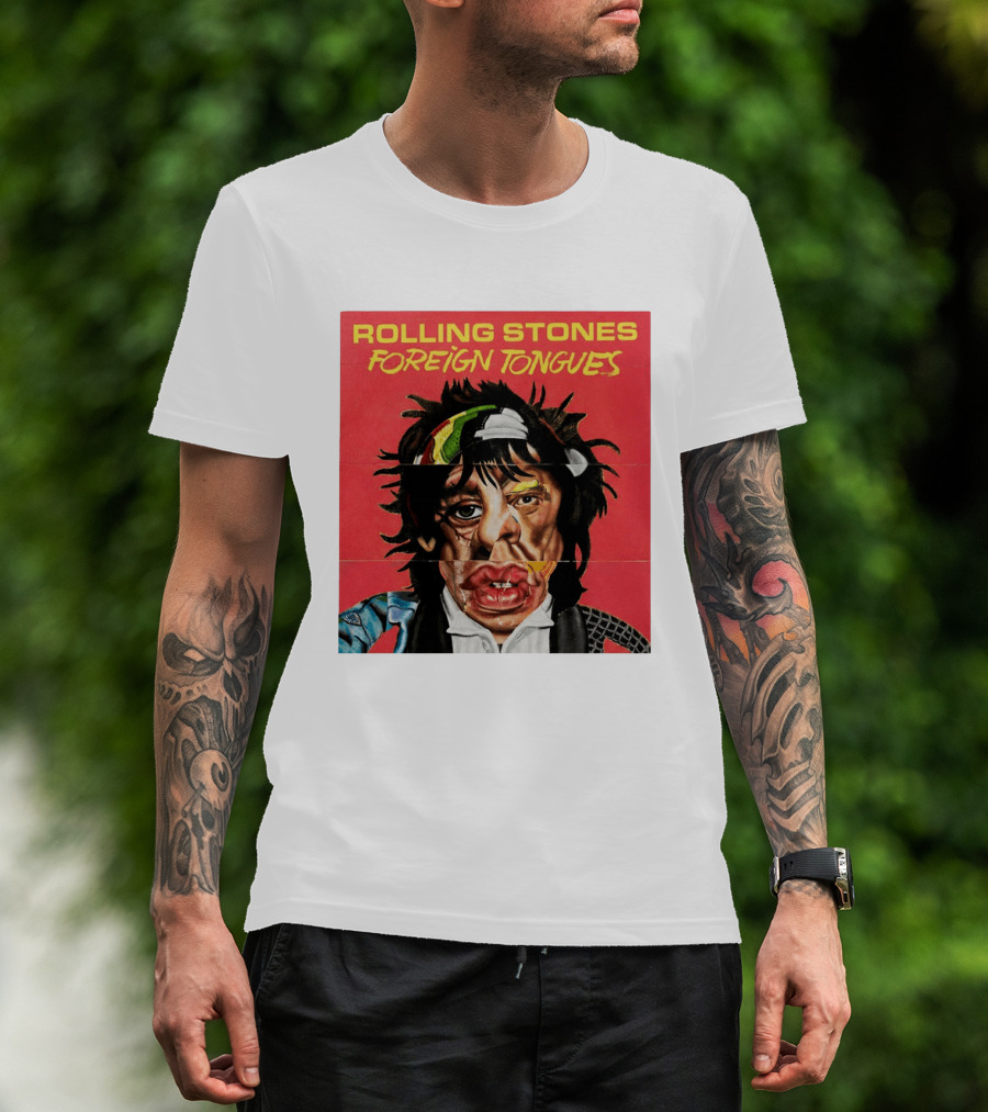 The Rolling Stones Foreign Tongues Album Cover Art 2026 T-Shirt