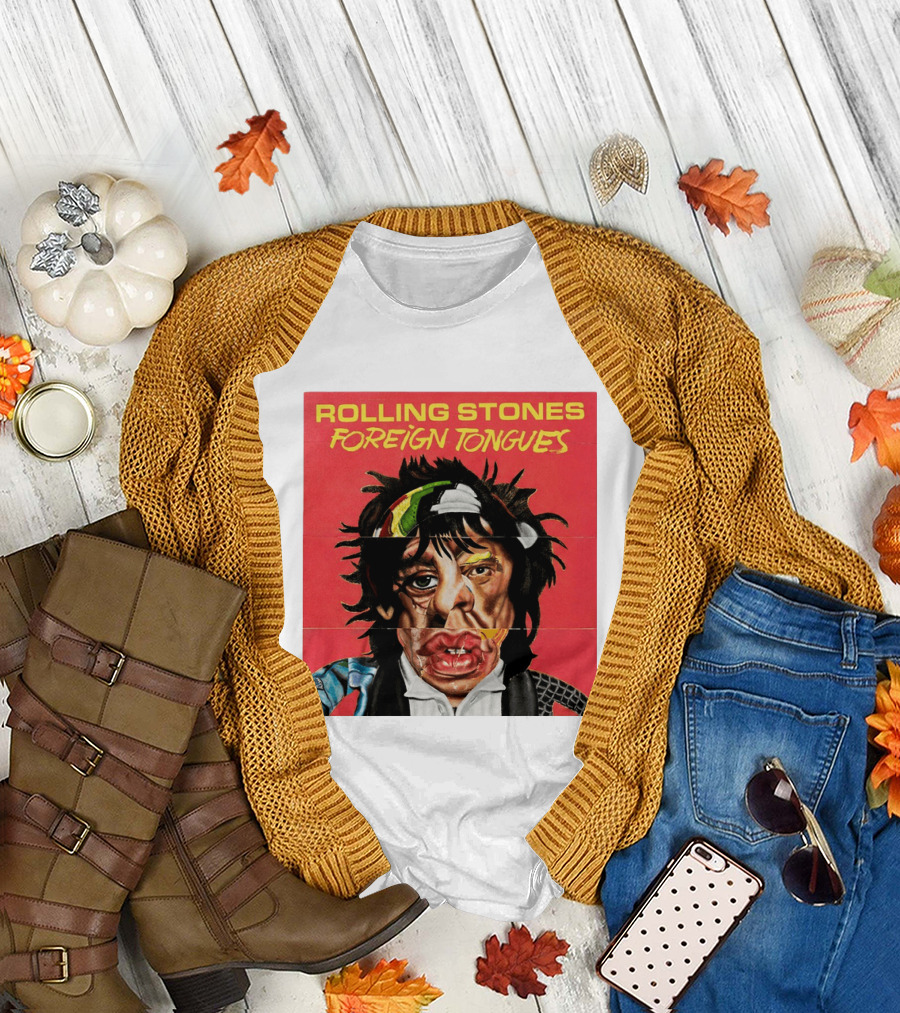 The Rolling Stones Foreign Tongues Album Cover Art 2026 T-Shirt